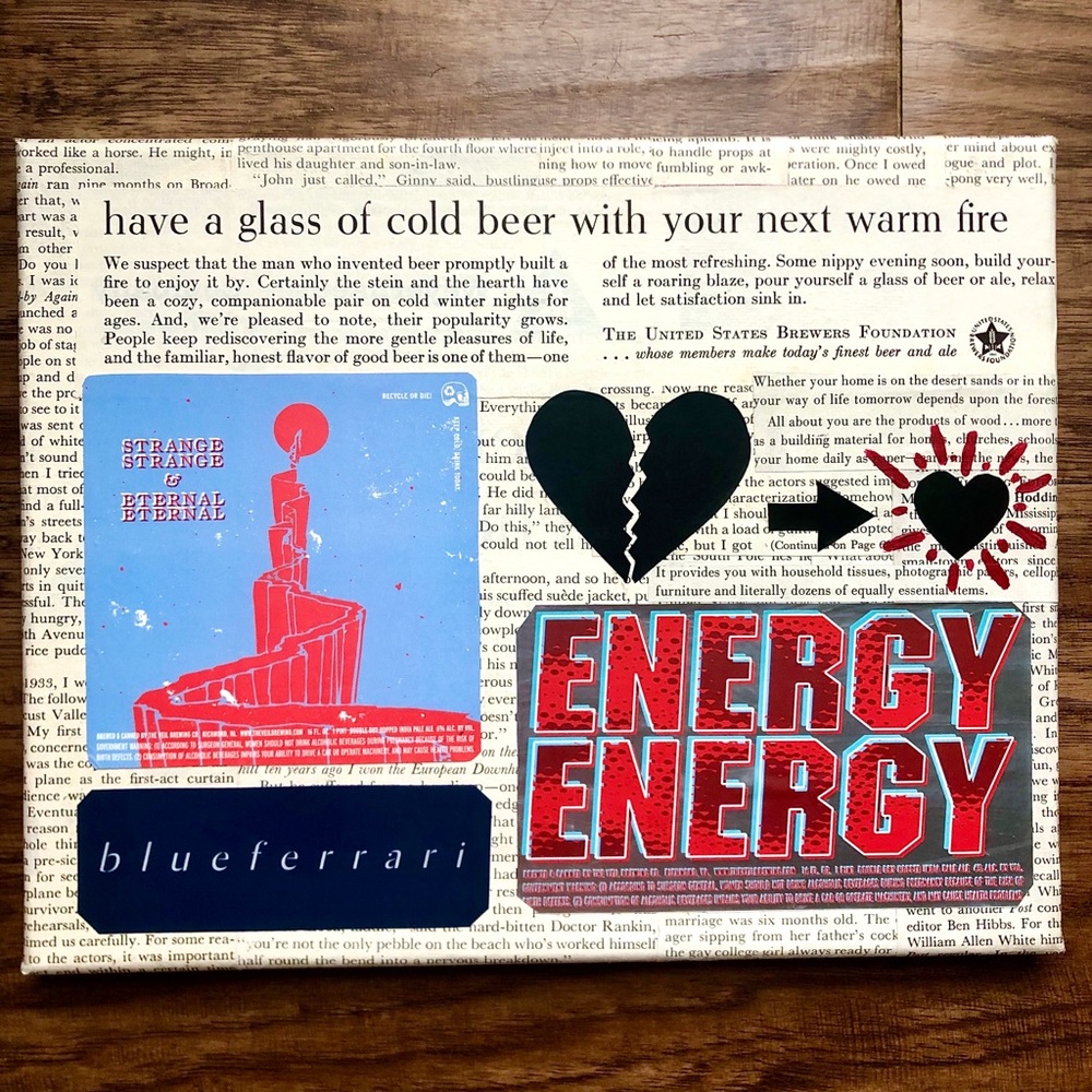 Vintage Newspaper Collage